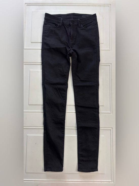 All Saints Denim - All Saints Allsaints Women’s Sz 27 Black High Rise Skinny Denim Jeans